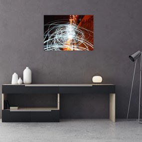 A fényhullámok képe (70x50 cm)