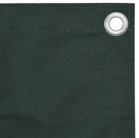 sötétzöld oxford-szövet erkélynapellenző 75 x 400 cm
