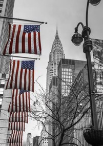 Poszter 21x29,7cm Chrysler Building New York 12, Assaf Frank