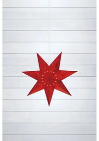 Piros függő karácsonyi fénydekoráció Saturnus – Markslöjd