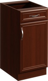 Alsószekrény D40S1 fiókkal, jobbos, dió Milano, SICILIA