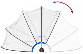 medencekupola 440 x 220 cm