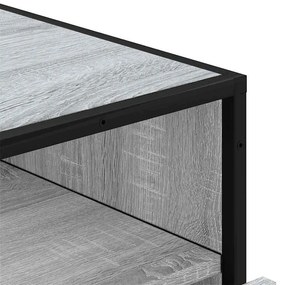 vidaXL szürke sonoma színű szerelt fa fiókos szekrény 70x41x70 cm