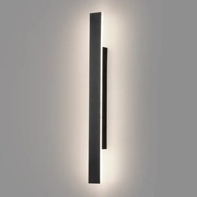 LED kültéri fali lámpatest WOW LED/11W/230V 3000/4000/6000K 60 cm IP54 fekete