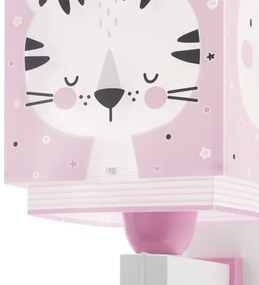 Dalber 63119S - Gyermek fali lámpa JUNGLE 1xE27/15W/230V rózsaszín