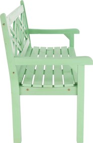 Fából készült kerti pad, neo mint, 124 cm, FABLA