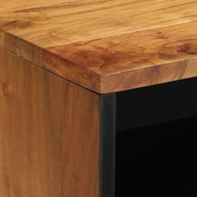 TV Szekrény 80x31,5x46 cm Tömör Akácfából