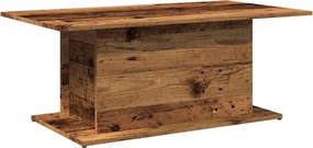 vidaXL antik fa színű szerelt fa dohányzóasztal 102 x 55,5 x 40 cm