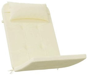 2 db krémszínű oxford-szövet Adirondack-székpárna