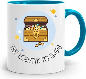 Logisztikai Bögre Kék Születésnapi Ajándék fényképes nyomtatással