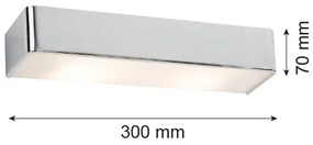 Argon 3074 - Fali lámpa RODAN 1xE27/15W/230V