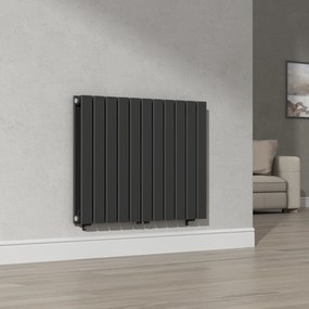 [neu.haus] Kétrétegű design radiátor Nore fekete 60x80cm, 1097W