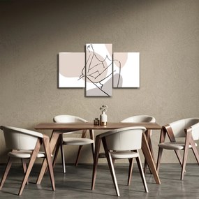 Kép - Női test vonal művészet N⁰1 (90x60 cm)