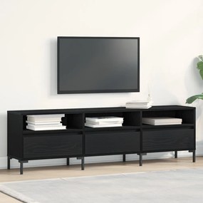 TV Szekrény Fekete Tölgy 150x30x44,5 cm Műgyanta