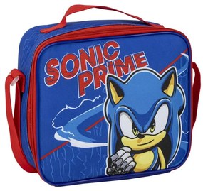 Sonic a sündisznó thermo uzsonnás táska, kék 22 cm (Prime)