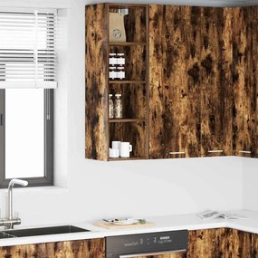 Függő szekrény Riga Füstölt tölgy 30 x 29,5 x 100 cm Faanyag