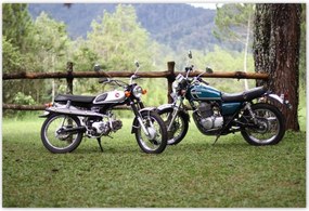 Poszterek 200x135 Klasszikus motorkerékpár Motor