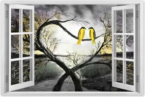 Poszterek 90x60 Randevú az éjszakai fényben