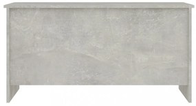 betonszürke szerelt fa dohányzóasztal 102 x 55,5 x 52,5 cm