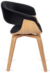 Elegáns Étkezőszék Aranytölgy/Fekete Színben. GARY