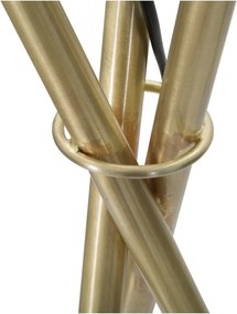 Fehér-aranyszínű állólámpa üveg búrával (magasság 155 cm) Glamy – Mauro Ferretti