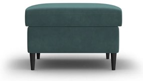 Petróleum színű bársony lábtartó Kyoto – Cosmopolitan Design