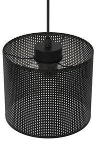 Csillár zsinóron LOFT SHADE 5xE27/60W/230V fekete