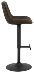 Sötétzöld állítható magasságú bárszék (ülésmagasság 86 cm) Adisa – Actona