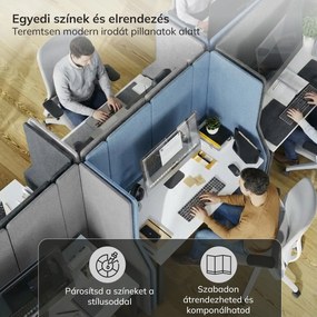 akusztikus falpanel SADIE Frozen Lake 280/145 cm