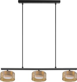 Brilagi - LED RGB dimmelhető csillár AURA LUX 3xGX53/14W/230V Wi-Fi Tuya fekete/arany
