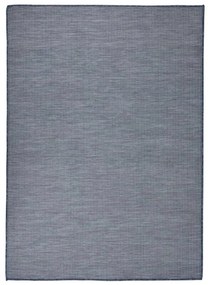 kék lapos szövésű kültéri szőnyeg 200 x 280 cm