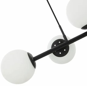 Kábeles csillár MADDIE 5xE14/5W/230V fekete