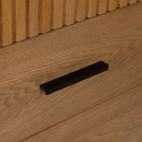 Natúr színű ruhásszekrény kőrisfa dekorral 104x203 cm – Ixia