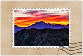 Poszterek 60x40 Hegyi táj nyugattal