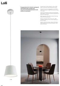 Redo 01-1495 - LED kábeles csillár LOLLI LED/6W/230V, átmérő 14 cm, fehér