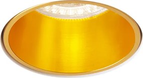 RENDL DAYTONA rögzített lámpa gipsz/szálcsiszolt sárgaréz 230V LED GU10 8W