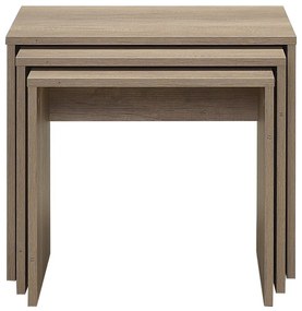 SHP Light Walnut kisasztal szett, 3 db