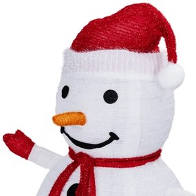 Aigostar - karácsonyi kültéri LED dekoráció 50xLED/3xAA 0,7m IP44 hóember