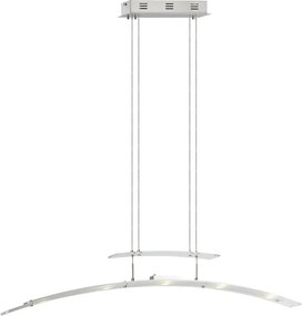 ITALUX P0642A-CLEAR LOUNA Modern Led Függesztett Lámpa Fehér, Nikkel, Átlátszó LED IP20