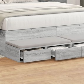 Éjjeli Asztalok Szürke sonoma Szerelt fa 160 x 36.5 x 16.5 cm