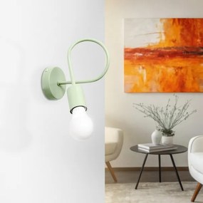 Állítható fali lámpa OXFORD 1xE27/15W/230V zöld