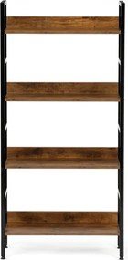 Regál, mdf, hnědá, GD-314 OLW