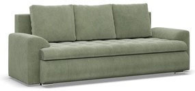 Tokio kanapéágy, kordbársony, zöld