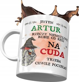 Bögre Arthur Barát Férj Kolléga Ajándék Nyomtatott Fotóval