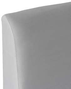 Łóżko 140x200 MARSYLIA Welurowe Kremowe Z Pojemnikiem