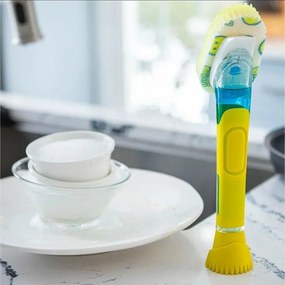 Scrub Daddy Dish Daddy mosogatószivacs, fogantyúval és mosogatószer-adagolóval