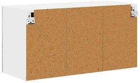 Fali konyhaszekrény Beton Szürke 80 x 31 x 40 cm Faanyag