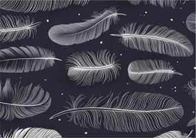 Fotótapéta Flizelina Nappali és Hálószoba Irodába Finom tollak 208x146 Ragasztó