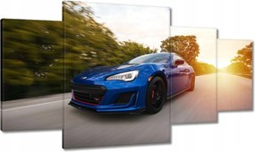 Vászonkép 160x90 Autó-Motor Kék Autó