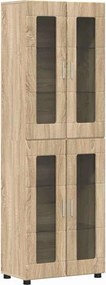 vidaXL Magasfiú polcokkal FLORIN Sonoma tölgy 60 x 35 x 182 cm Faanyag